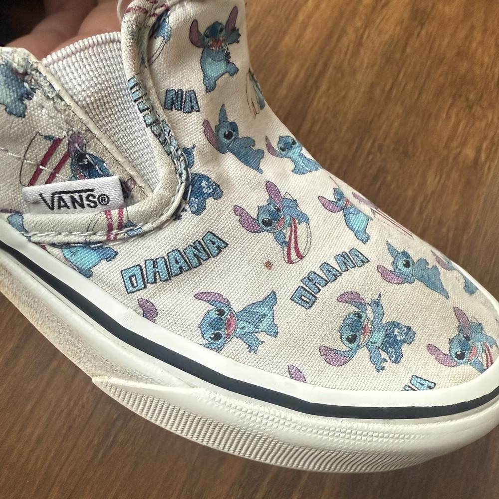 Vans x Disney Lilo & Stitch Kids 3 Slip On Shoes Limited Ed Youth Sneakers Youth